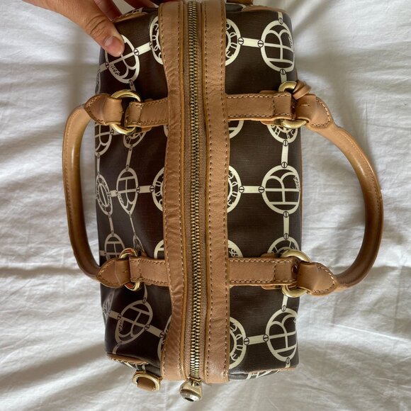 Henri Bendel Large Leather Satchel Bag - Picture 11 of 12